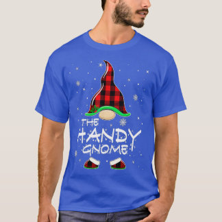 Camiseta Docy Gnomo Buffalo Xadrez Matching Family Christma