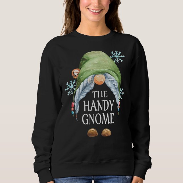 Camiseta Docy Gnomo Buffalo Xadrez Matching Family Christma (Frente)