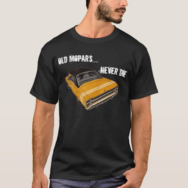Camiseta Dodge Dart - Os Antigos Mopars Nunca Morrem (Frente)