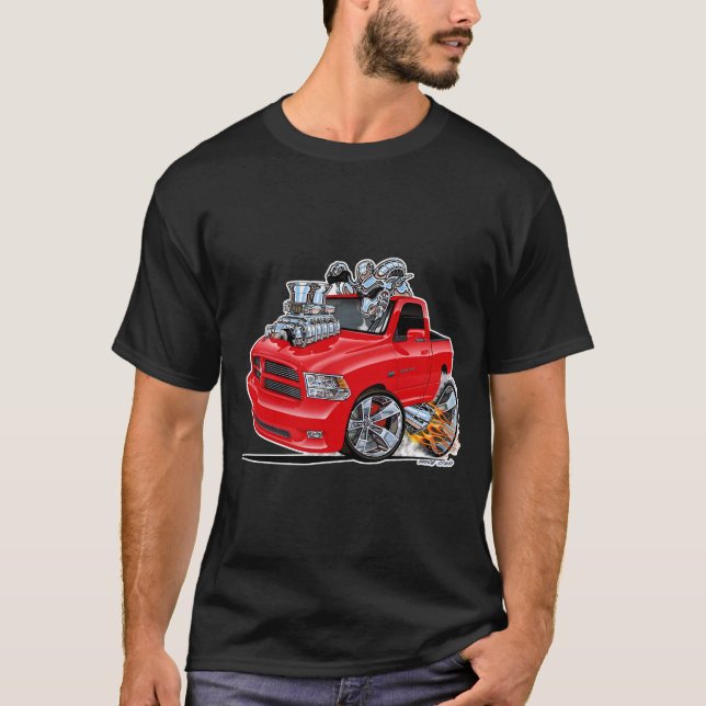Camiseta Dodge Ram red 1500 pickup Truck (Frente)