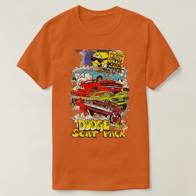 Camiseta Dodge Scat Pak (Frente do Design)