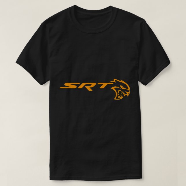 Camiseta Dodge SRT Hellcat Orange  (Frente do Design)