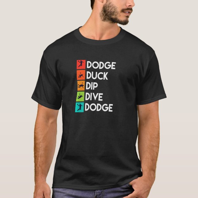 Camiseta Dodgeball Player Quotes Apparel Dodge Ball (Frente)