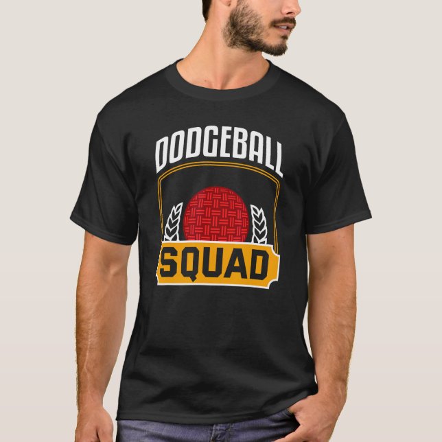 Camiseta Dodgeball Squad Shirt Funny Dodgeball Team Dodgeba (Frente)