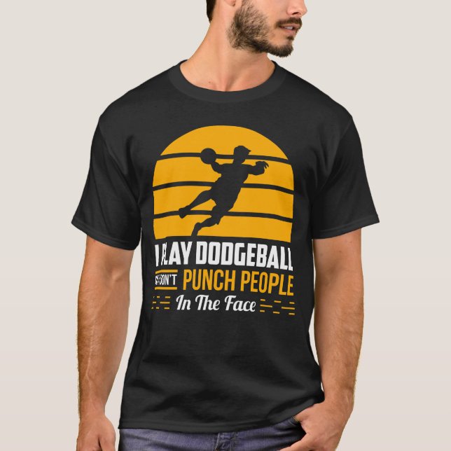 Camiseta Dodgeball Team Gift Engraçado Gym Sport Sarcastico (Frente)