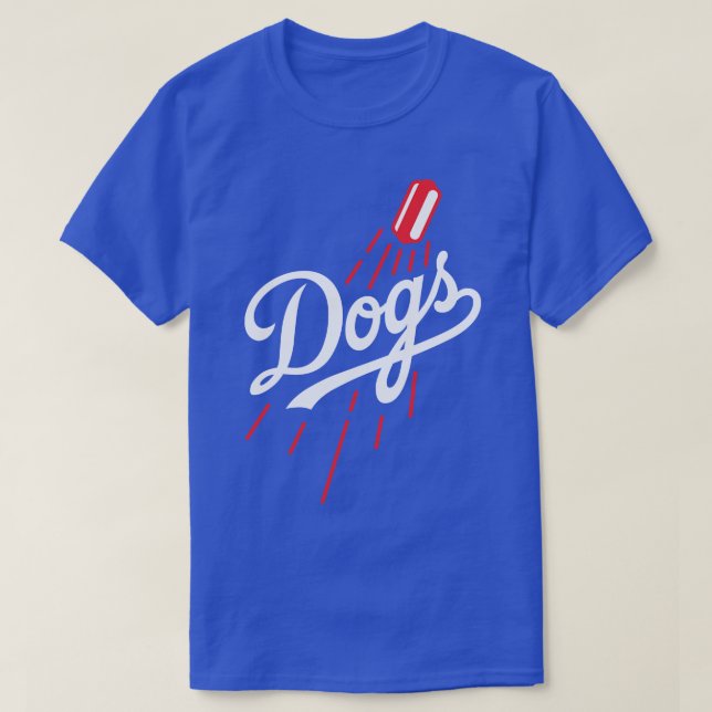 Camiseta Dodger Cães Blue TSirt (Frente do Design)