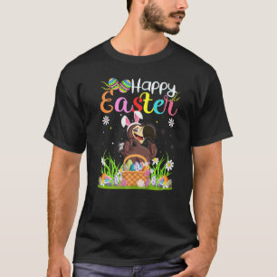 Camiseta Dodo Bird Bunny Ovo Caçando Engraçado Dodo Feliz P