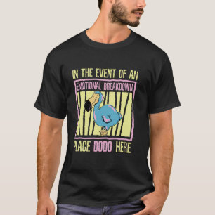 Camiseta Dodo Bird Engraçado Animais da Maurícia