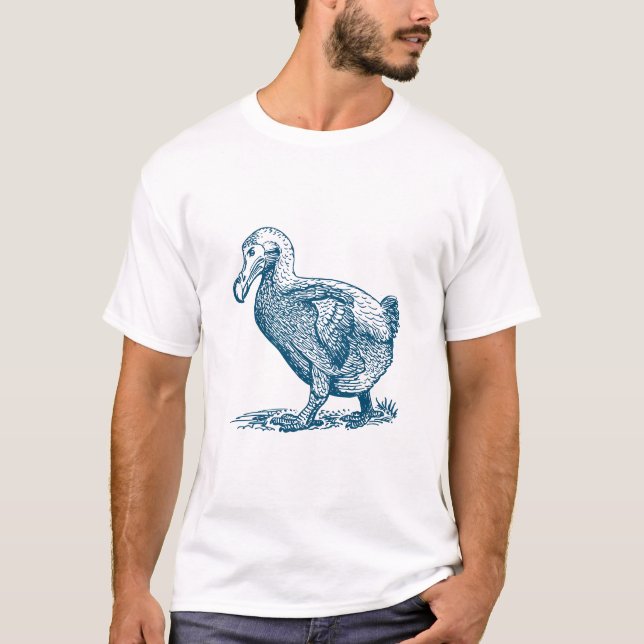 Camiseta Dodo Bird - Oceano Azul (Frente)