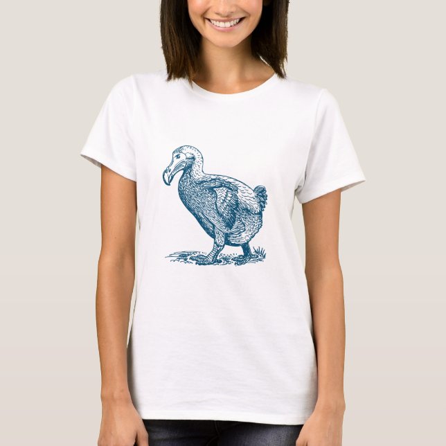 Camiseta Dodo Bird - Oceano Azul (Frente)