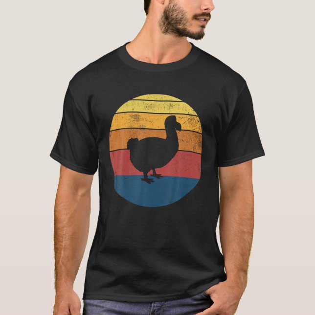 Camiseta Dodo Bird Retro Vintage Gift (Frente)