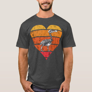 Camiseta Dodo Bird Skeleton Vintage Retro Sunset Dronte Bir