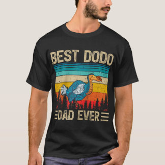 Camiseta Dodo Bird Vintage Funny Best Dodo Dad Ever Father'