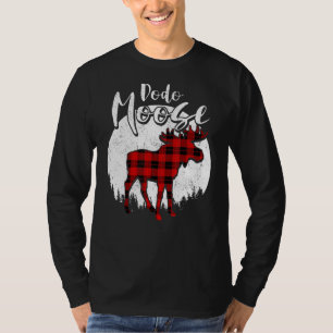 Camiseta Dodo Moose Red Xadrez Buffalo Correspondente Pajam