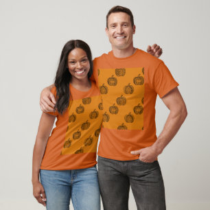 Camiseta Dodores de Halloween Boho mandala bombeiros outono