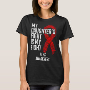 Camiseta Doença Cardíaca Cianótica A Luta Da Minha Filha é