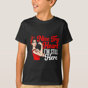 Camiseta Doença Cardíaca em Mulheres Conscientização Boa Te