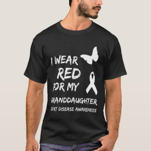 Camiseta Doença Cardíaca Eu Uso Vermelho Para Minha Net Rib