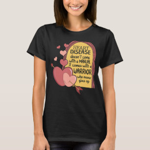 Camiseta Doença cardíaca não vem com reconhecimento de DCC