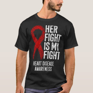 Camiseta Doença Cardiovascular Sua Luta É Minha Luta Coraçã