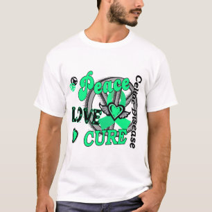 Camiseta Doença celíaca da cura 2 do amor da paz