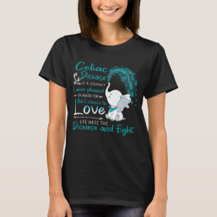 Camiseta Doença Celíaca É Uma Jornada Que Eu Nunca Planejei