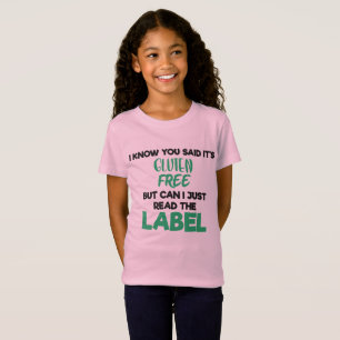 Camiseta Doença Celielefônica Leia Livre O Rótulo Glúten I