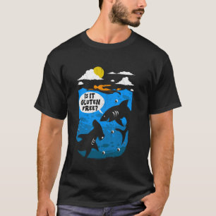 Camiseta Doença Celular É Laticínios Engraçados De Tubarão