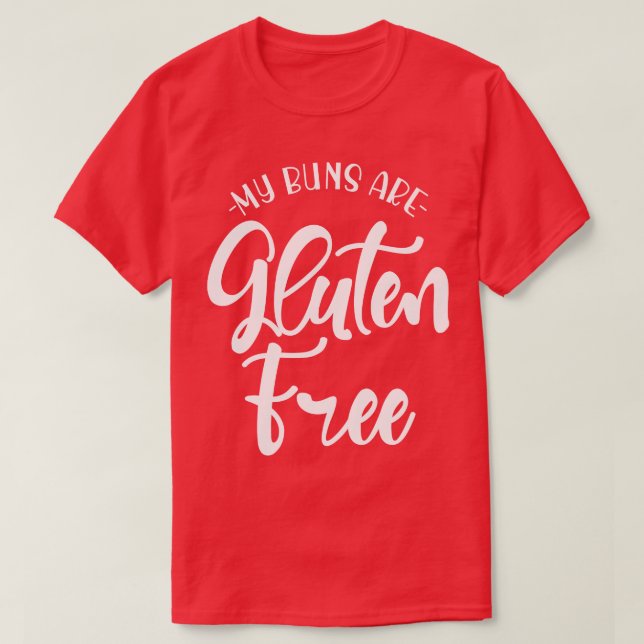 Camiseta Doença Celular Gratuita Do Fabricante De Gluten Is (Frente do Design)