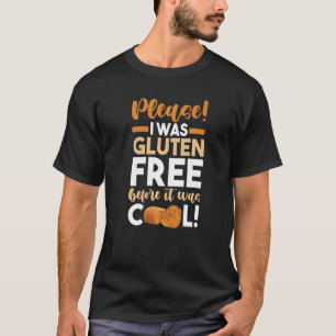 Camiseta Doença Celular Por Favor, Eu Estava Livre De Glúte