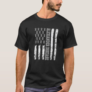 Camiseta Doença de Alexander EUA - Doença do Cérebro de 