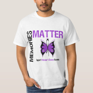 Camiseta Doença de Alzheimer das matérias v2 das memória