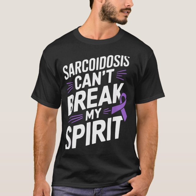 Camiseta Doença de Conscientização da Sarcoidose Desabilita (Frente)