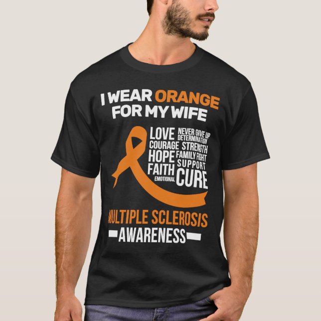 Camiseta Doença de esclerose múltipla (Frente)