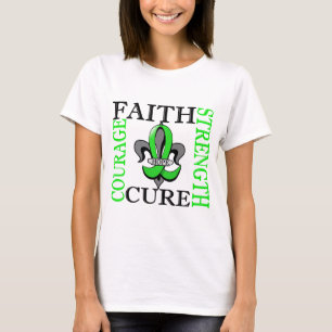Camiseta Doença de Lyme da flor de lis 3