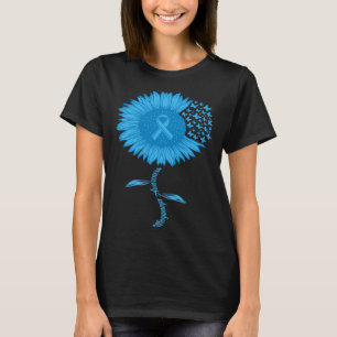 Camiseta Doença de Moyamoya Sensibilização Borboleta Azul F