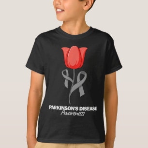 Camiseta Doença de Parkinsons Sensibilização Abril Mês Tuli