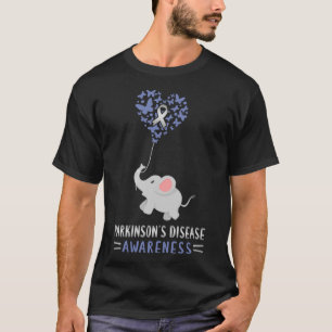 Camiseta Doença de Parkinsons Sensibilização Doença Mental