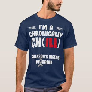 Camiseta Doença de Parkinsons Sensibilização Guerreira d