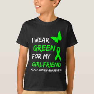 Camiseta Doença Eu Visto Verde Para Minha Fita Namorada 2