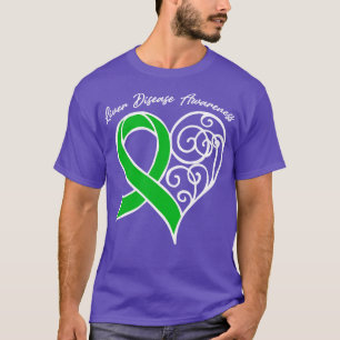 Camiseta Doença Hepática Sensibilização Cardíaca Presente d