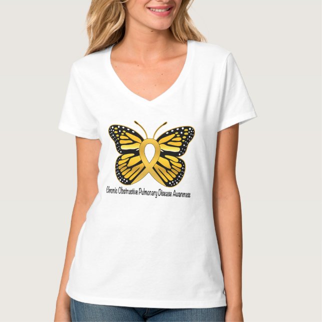 Camiseta Doença pulmonar obstrutiva crônica (Frente)