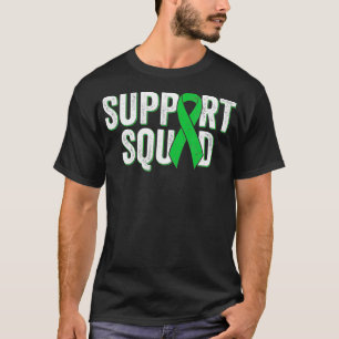 Camiseta Doença Renal Apoio à Sensibilização Verde na E
