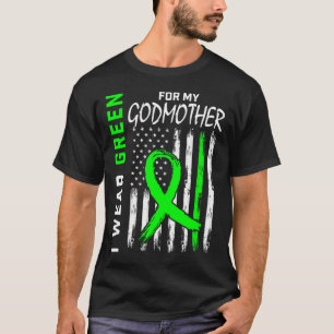 Camiseta Doença renal da madrinha verde paralisia cerebral 