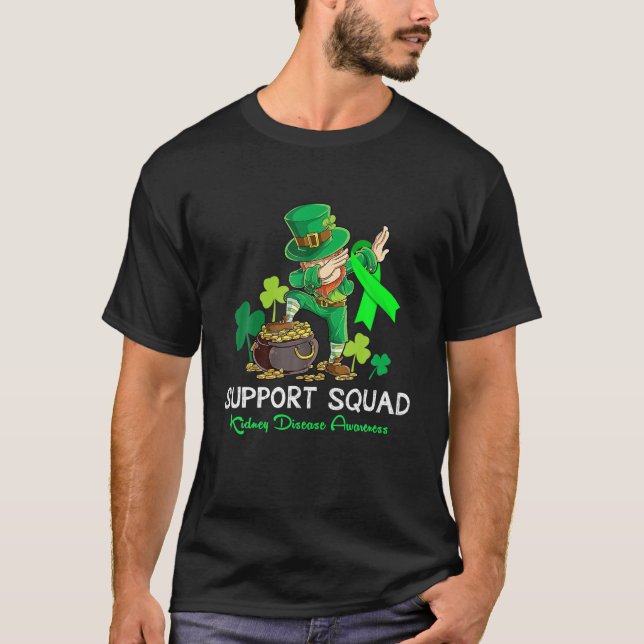 Camiseta Doença renal na banda de suporte do Dia de São Pat (Frente)