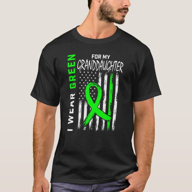 Camiseta Doença renal neta paralisia cerebral aquecer (Frente)