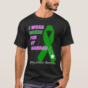 Camiseta Doença renal Sensibilização Diálise Transplante Pa