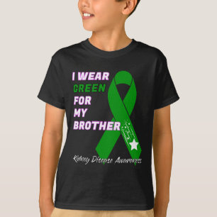 Camiseta Doença renal Sensibilização Diálise Transplante Pa