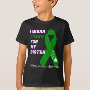 Camiseta Doença renal Sensibilização Diálise Transplante Pa