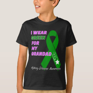 Camiseta Doença renal Sensibilização Diálise Transplante Pa